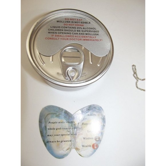 Angelic Pear Necklace Pendant 16" Stainless Steel Chain Heavenly Angels diy - Picture 8 of 16